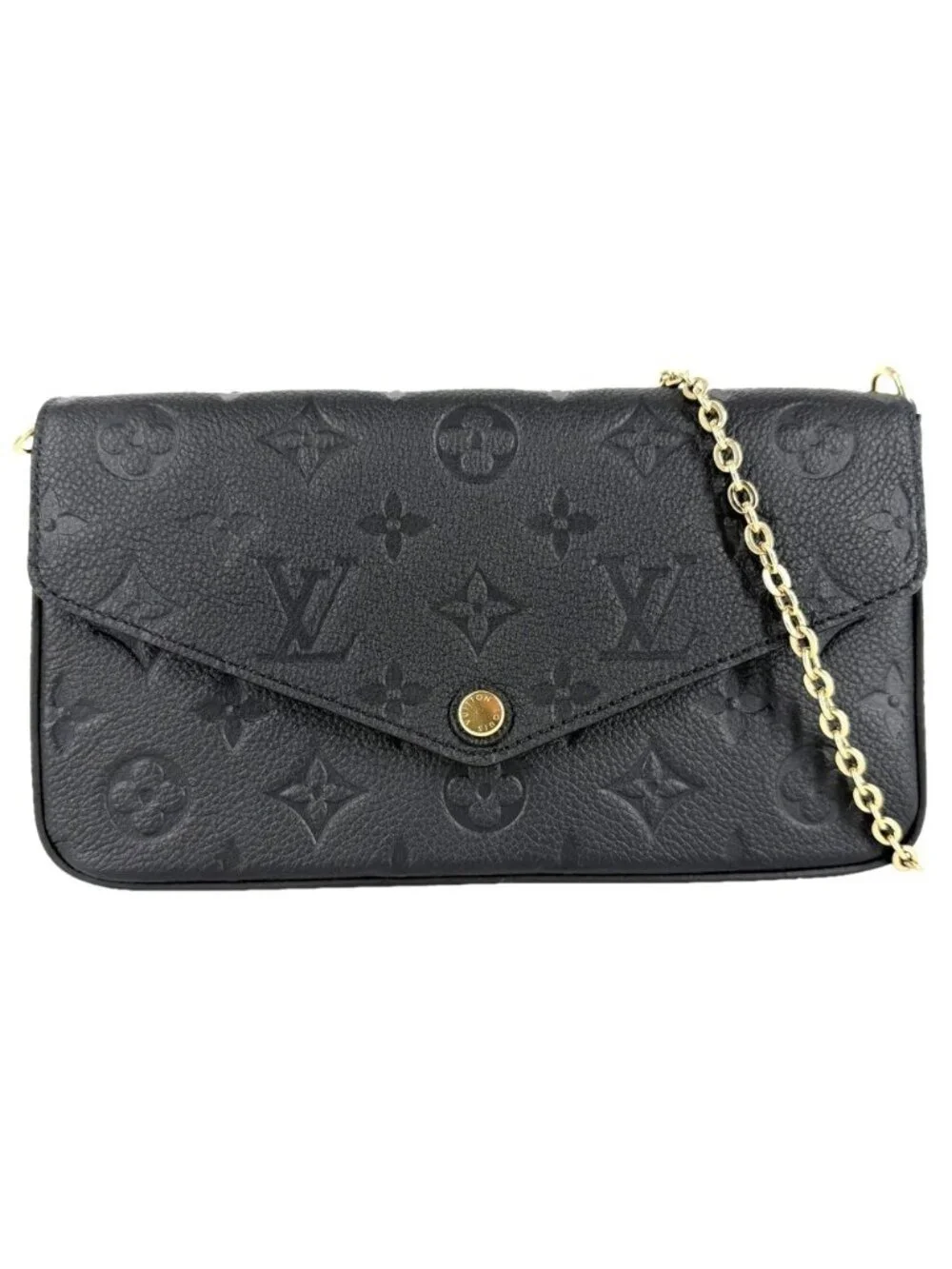 Louis Vuitton Shoulder Bag Pochette Felicie Chain Wallet Crossbody Monogram